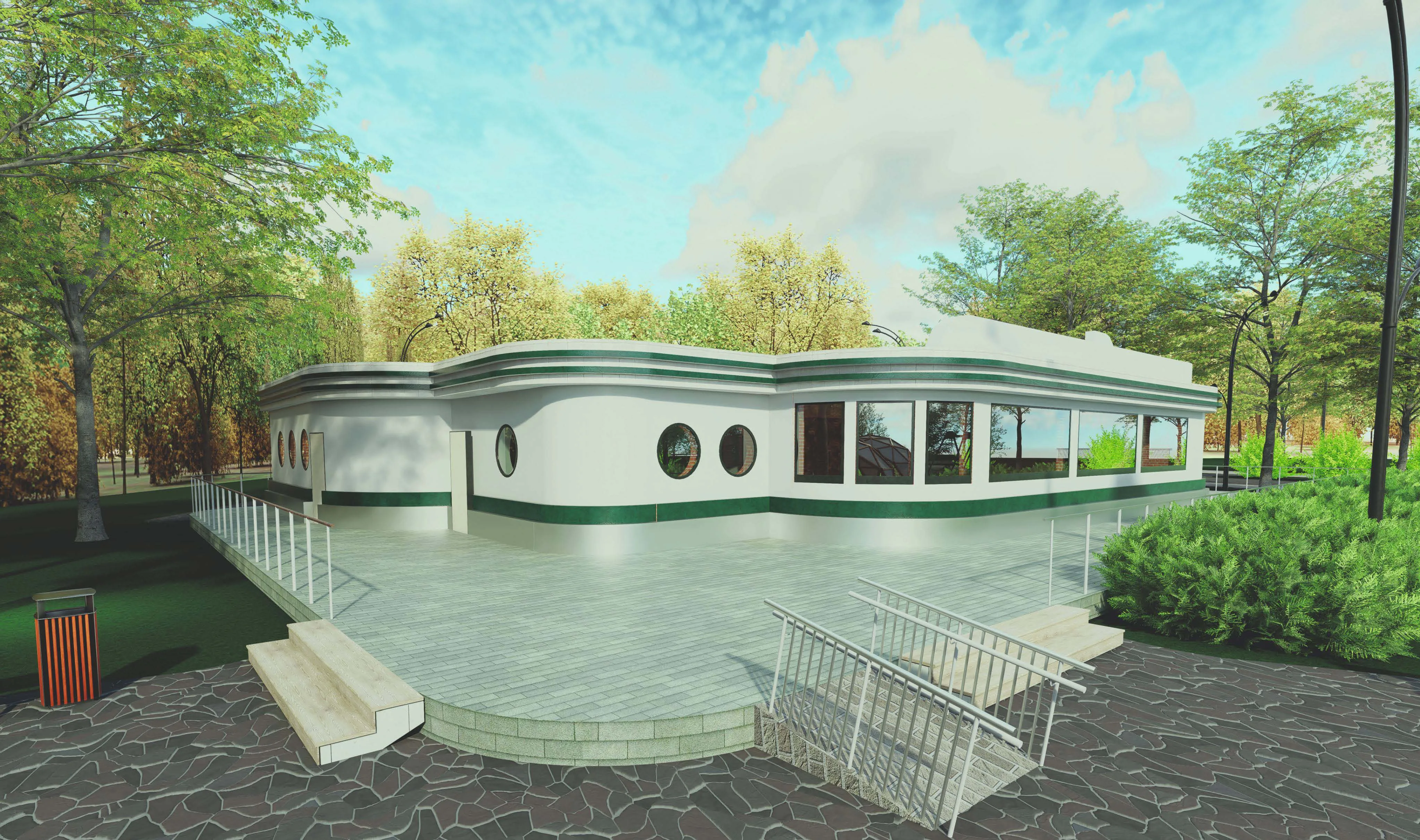 Кафе Дайнер - дизайн-проект