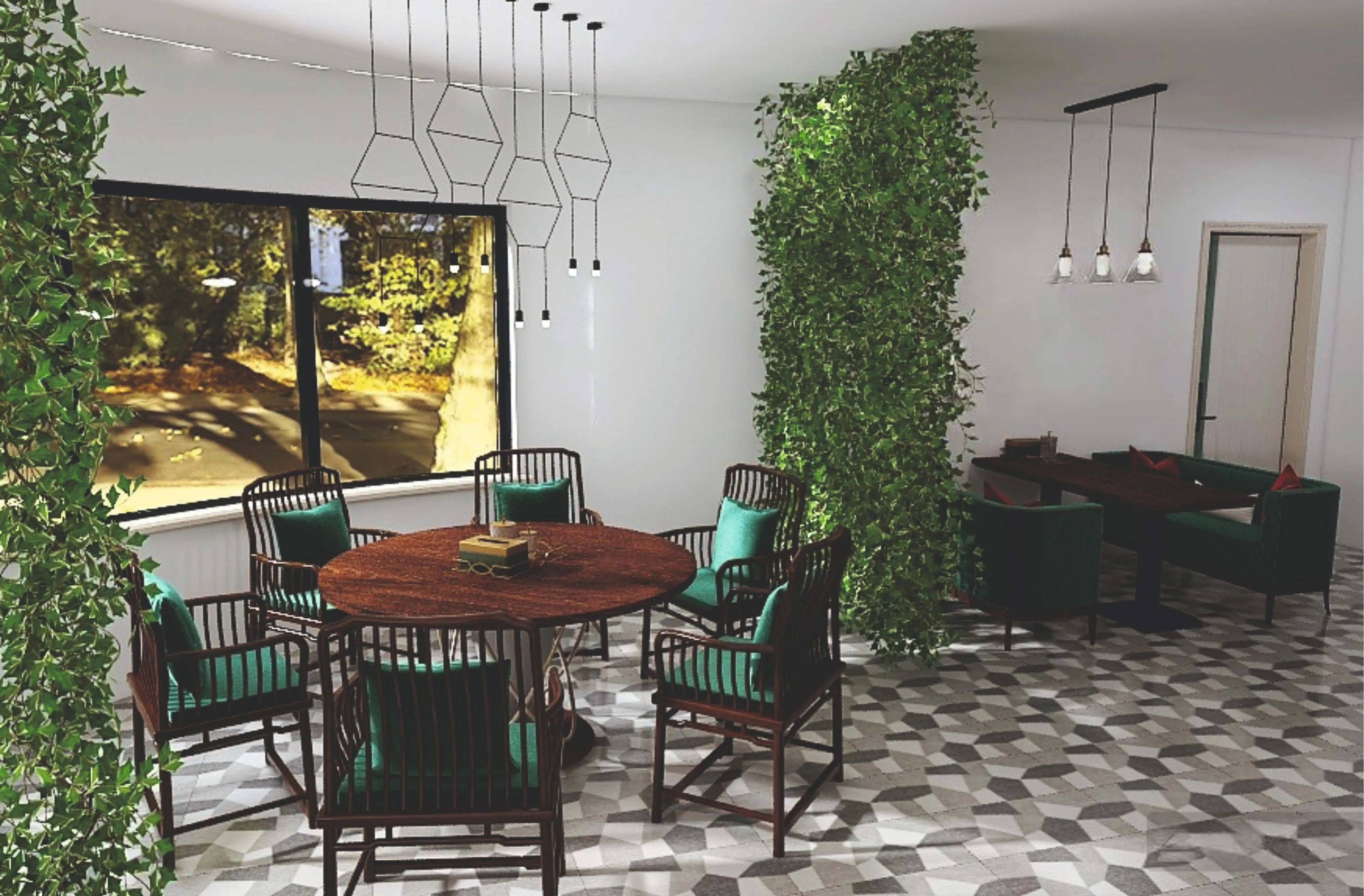 Кафе Дайнер - дизайн-проект