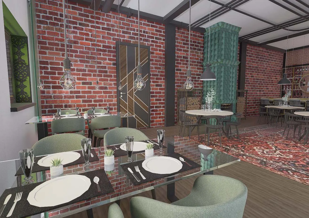 Кафе-музей железной дороги - дизайн-проект